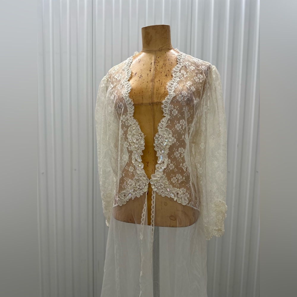 Victoria's Secret Sheer Lace Robe